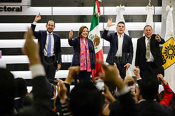 Registration of Xochitl Galvez as Mexico's Presidential Candidate
