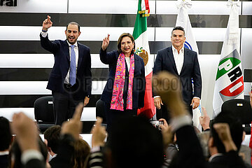 Registration of Xochitl Galvez as Mexico's Presidential Candidate
