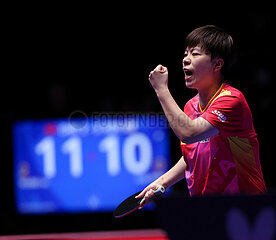 (SP)SOUTH KOREA-BUSAN-TABLE TENNIS-WORLD TEAM CHAMPIONSHIPS FINALS-WOMEN-QUARTERFINAL-CHN VS KOR