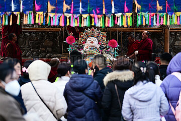 CHINA-QINGHAI-XINING-TAER MONASTERY-BUTTER SCULPTURE SHOW (CN)