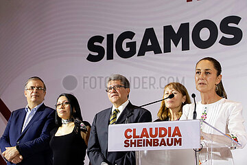 Claudia Sheinbaum  MORENA Presidential Candidate Announces Campaign Team