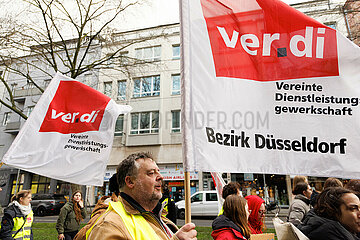 Fridays For Future und Verdi Demo in Düsseldorf