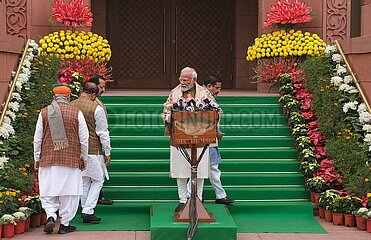 Prime Minister Narendra Modi at the Budget Session - Parliament