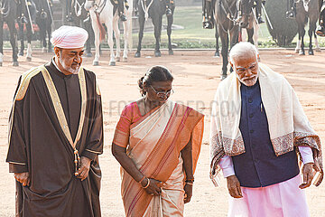 India - Sultanate of Oman state visit
