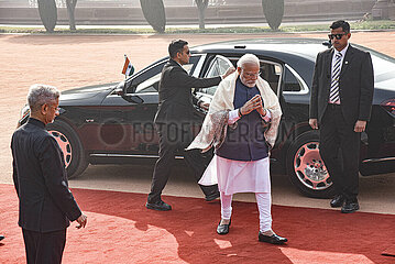 Prime Minister Modi Arrives at Presidential Palace
