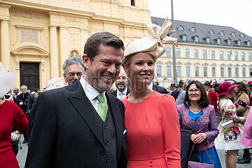 Adel: Die Hochzeit von Ludwig Prinz von Bayern und Sophie-Alexandra Evekink in München