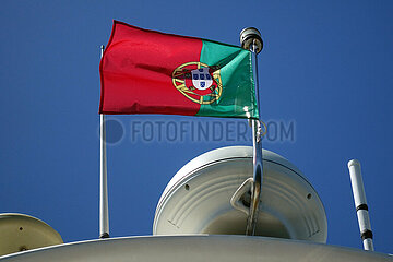 Lagos  Portugal  Nationalfahne von Portugal