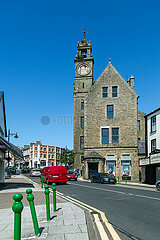Republik Irland  Ballyshannon - laut Eigenwerbung Ireland's Oldest Town  Strasse im Zentrum