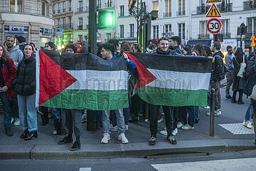 Manifestation for solidarity with Palestine