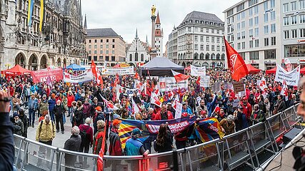 Erster Mai Demonstration München
