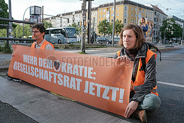 Letzte Generation Blockade in Berlin