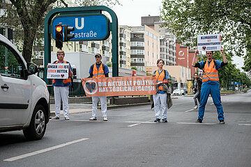 Letzte Generation Blockade in Berlin