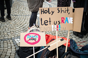 Kundgebung gegen das Tanzverbot in München