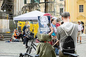 Mahnwache für Julian Assange und Frieden