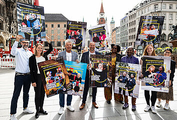 Vorstellung der Plakat- und Social-Media-Kampagne nur gemeinsam in München