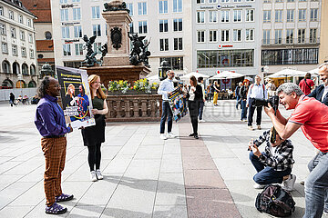 Vorstellung der Plakat- und Social-Media-Kampagne nur gemeinsam in München