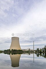 Atomkraftwerk entlang des Isarradweges