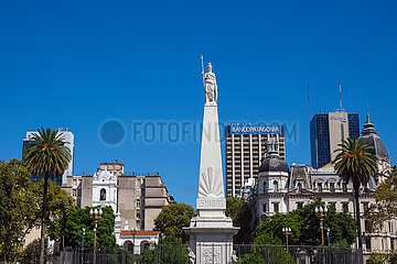 Plaza de Mayo  Piramide de Mayo  Buenos Aires  Argentinien