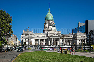 Kongresspalast  Parlament  Buenos Aires  Argentinien