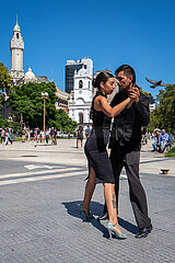 Plaza de Mayo  Tango  Buenos Aires  Argentinien