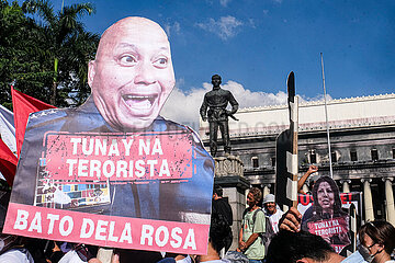 International Human Rights Day protest in the Philippines