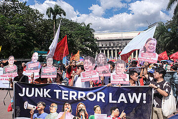 International Human Rights Day protest in the Philippines