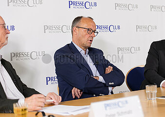 Friedrich Merz Pressegespräch im PresseClub München