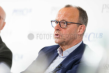 Friedrich Merz Pressegespräch im PresseClub München