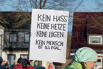 Demo gegen rechts in Schleswig