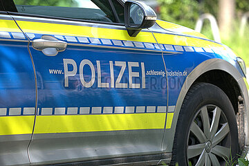 Polizeiwagen in Kiel - Detail
