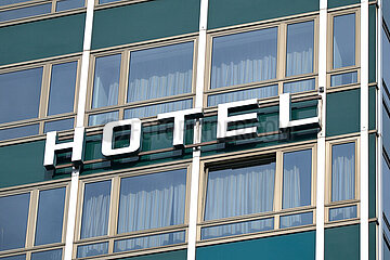 Hotel - Symbolbild eines Schriftzuges