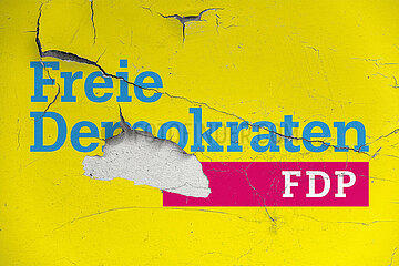 FDP - Abgeplatzte Farbe