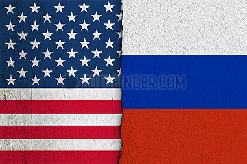 Putzwand - USA - Russland