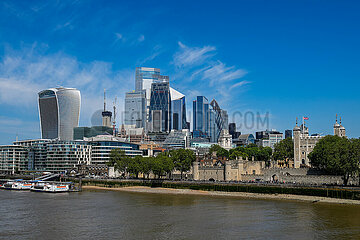 London Skyline mit Walkie Talkie