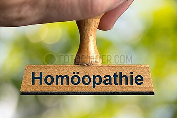 Symbolischer Stempel Homöopathie