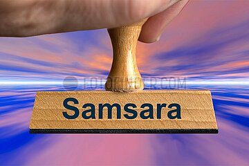 Symbolischer Stempel Samsara