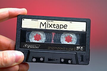 Alte Kompaktkassette - Mixtape