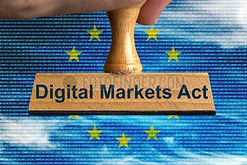 Symbolischer Stempel Digital Markets Act