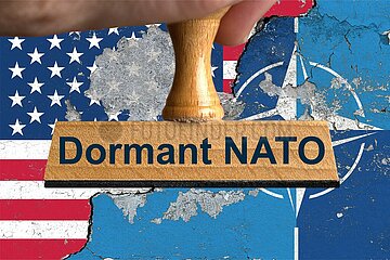 Symbolischer Stempel Dormant NATO