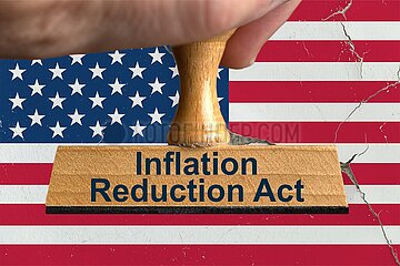 Symbolischer Stempel Inflation Reduction Act