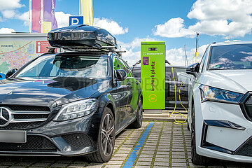 E-Parkplatz für Elektroautos in Schleswig