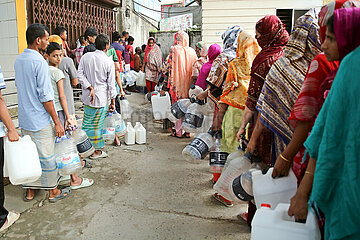 Hitzewelle verursacht Wassernot in Bangladesch
