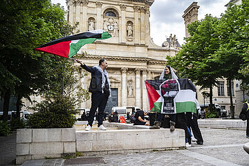 Für Palästina: Studierende besetzen Sorbonne Universität in Paris