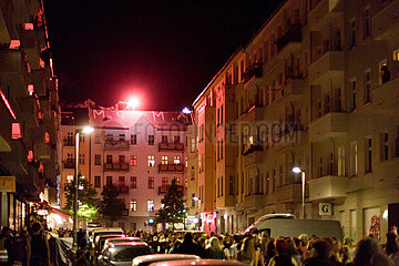 Queerfeministische Walpurgisnachtdemo Take Back the Night in Berlin