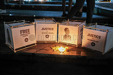 Protetest for World Press Freedom Day in Manila