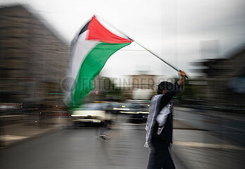 Pro-Palästina Kundgebung an der LMU