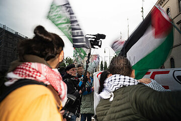 Pro-Palästina Kundgebung an der LMU