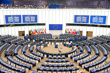Europaeisches Parlament in Strassburg - Plenarsaal