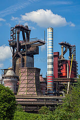 Duisburg  Stahlwerk Thyssenkrupp  Ruhrgebiet  Nordrhein-Westfalen  Deutschland