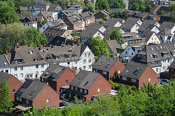 Stadtansicht  Duisburg  Wohnsiedlung im Stadtteil Wanheim-Angerhausen  Ruhrgebiet  Nordrhein-Westfalen  Deutschland